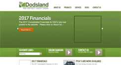 Desktop Screenshot of dodslandcreditunion.com